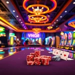 Engaging VNQ8 digital gaming scene with interactive elements highlighting excitement