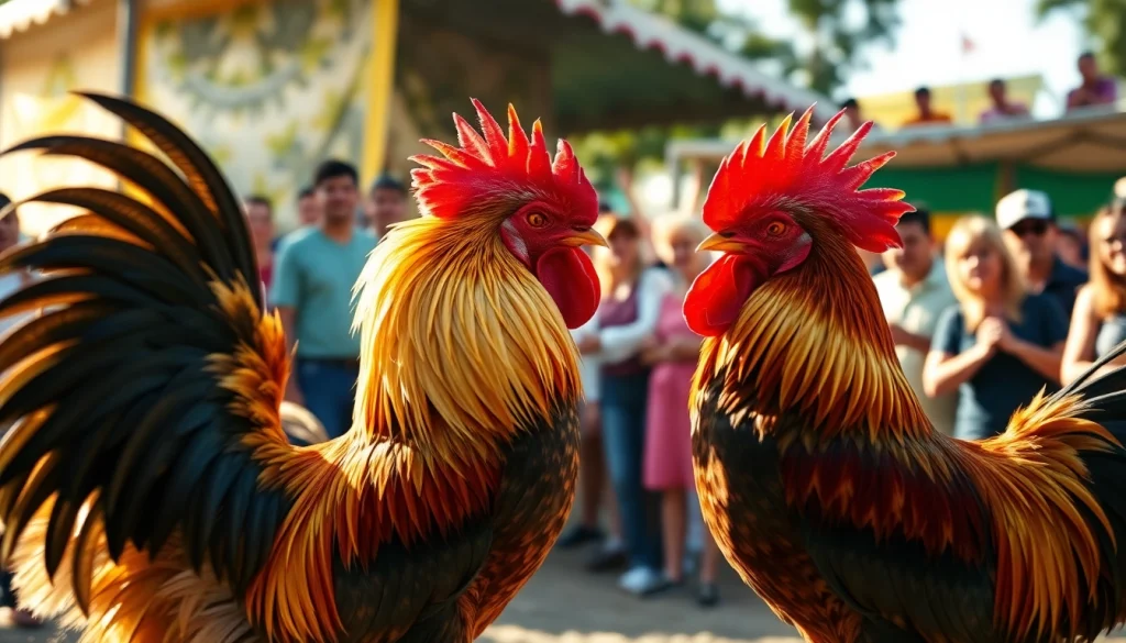 Witness high-stakes action at 69vn.rodeo's thrilling chicken fighting event.