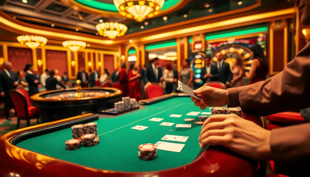 Experience the thrill of a poker game at 79king, with colorful chips and intense focus.